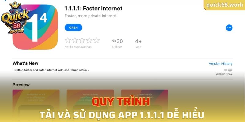 Quy trình tải và sử dụng app 1.1.1.1 dễ hiểu