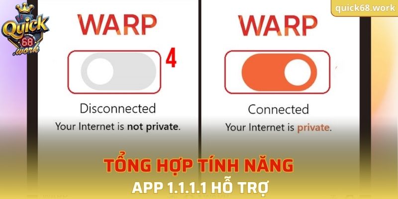 Tổng hợp tính năng app 1.1.1.1 hỗ trợ