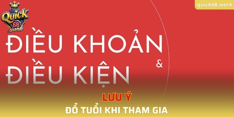 Yêu cầu trong độ tuổi tạo tài khoản